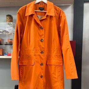 Lands’ End Orange Button-Front Jacket – Women’s XL (18-20)